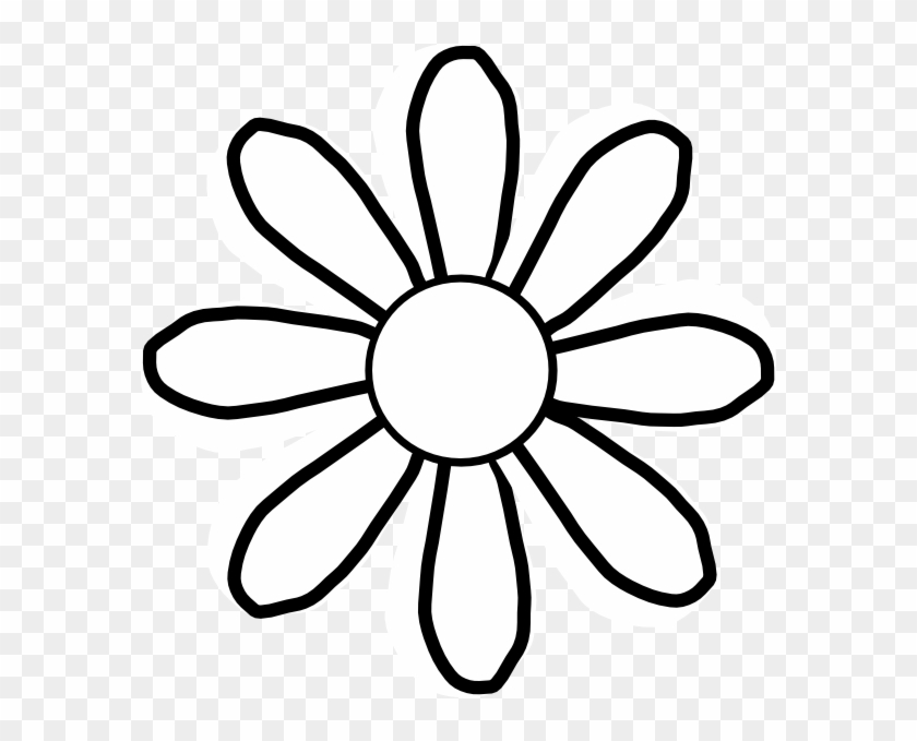 More Images Of Traceable Flowers Coloring Pages Free - Flower Black And White #34068