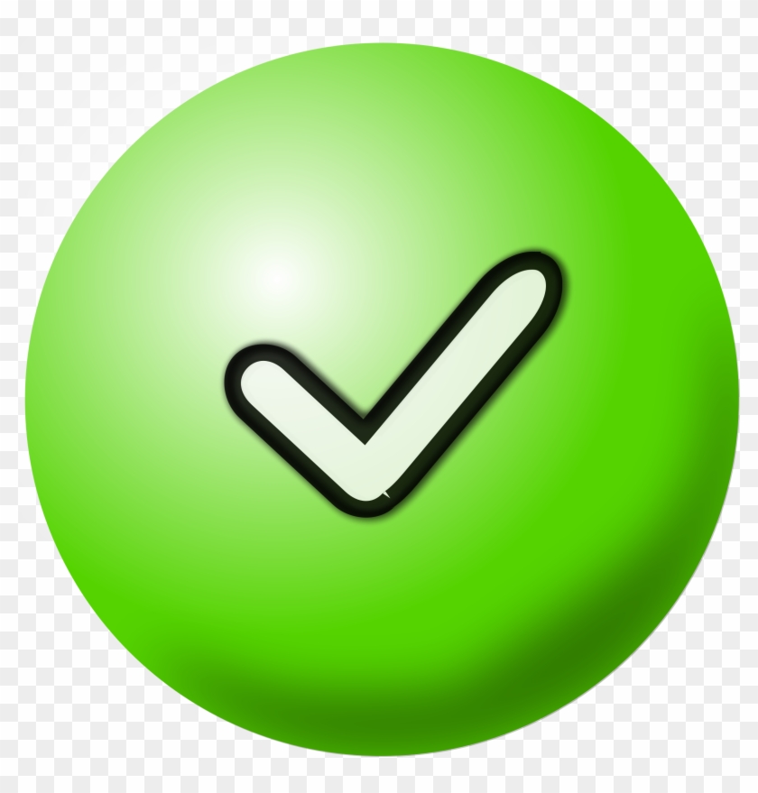 Clipart Green Check Mark Icon - Clip Art Check Mark #34117