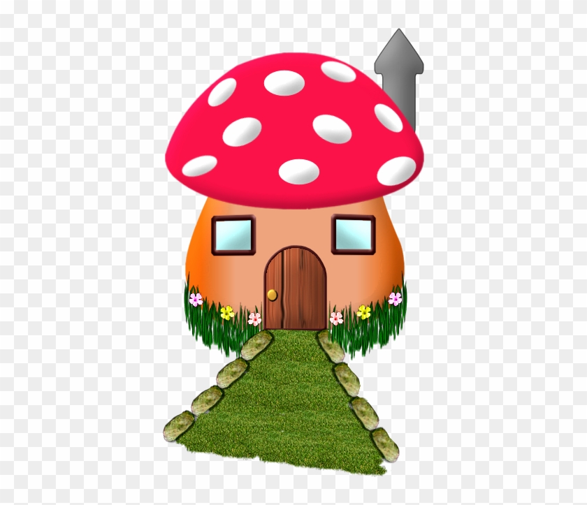 Champign Maison E Etc - Red Mushroom House Cartoon #34109