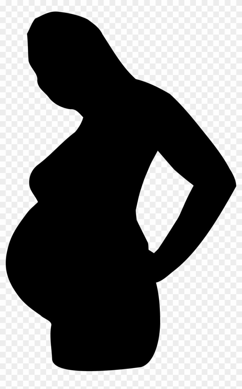 Mother Silhouette Clip Art Free Clipart Images - Pregnant Woman Silhouette Png #34139