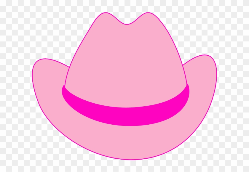 Brown Cowboy Hat Clip Art - Pink Cowboy Hat Clipart #34145