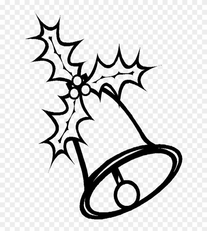 Christmas Bell Template Many Interesting Cliparts - Christmas Bells Art Black And White #34376