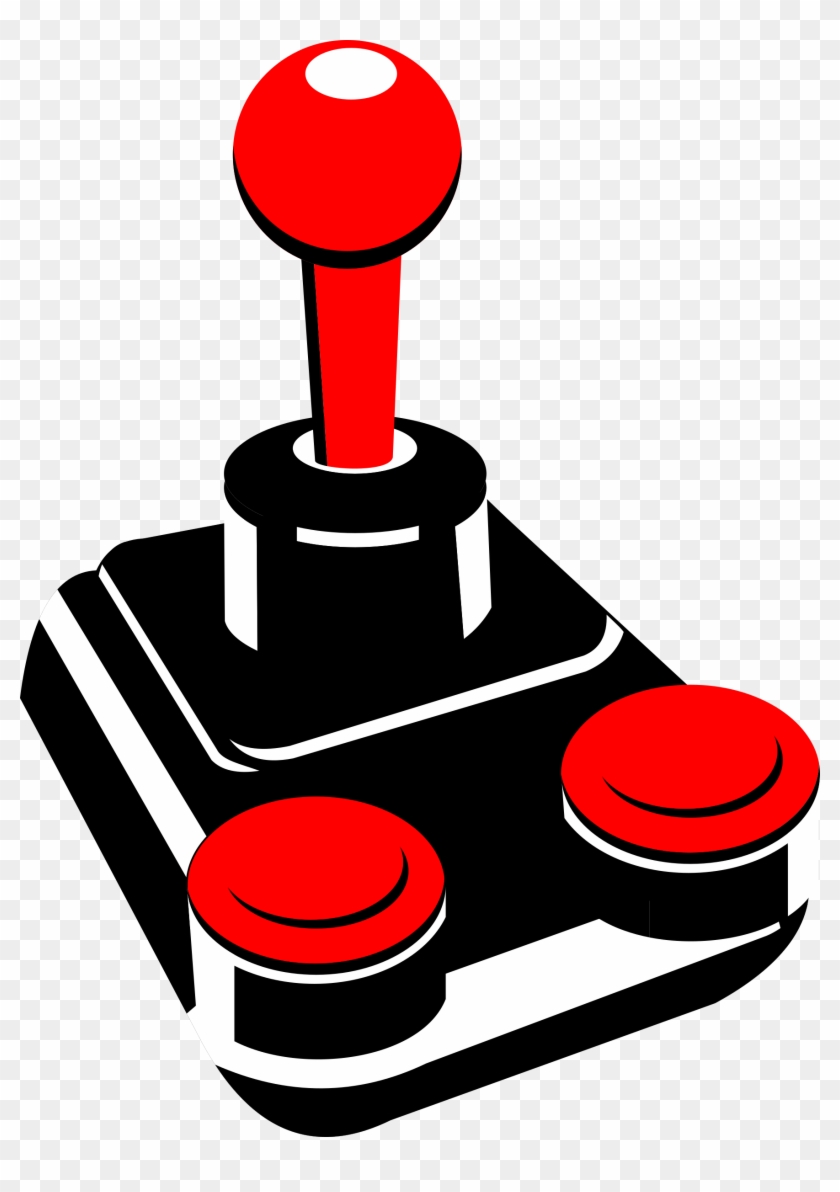 Retro Joystick 001 Png Clip Arts - Joystick Clipart #34467