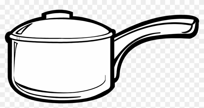 Black - Cooking Pot Clip Art #34543