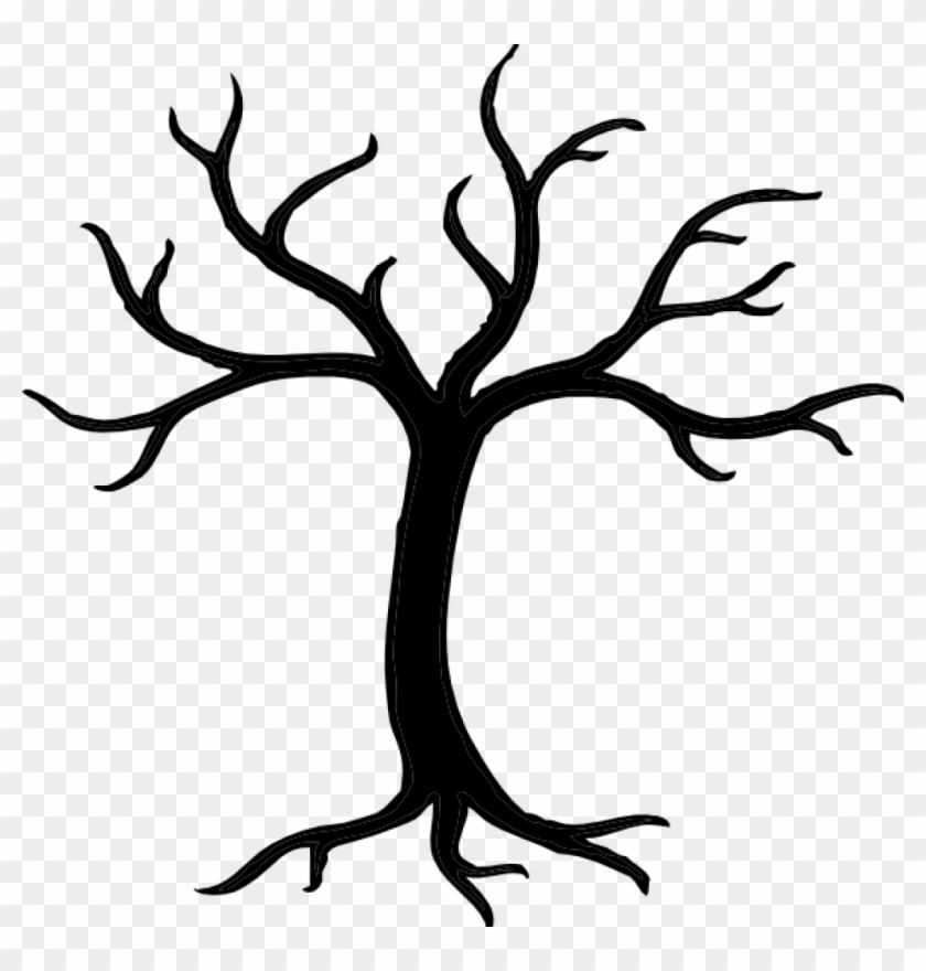 Tree Clipart Black And White Bare Tree Clipart Black - Bare Tree Clip Art #34569