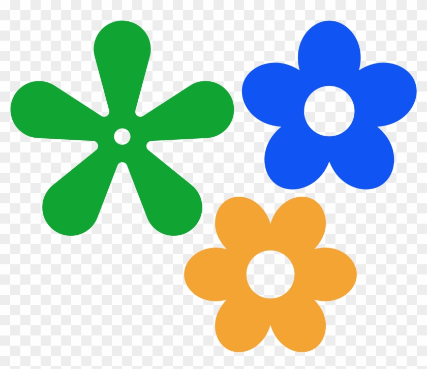 Elower Clipart 70's - Flower Icon #34587