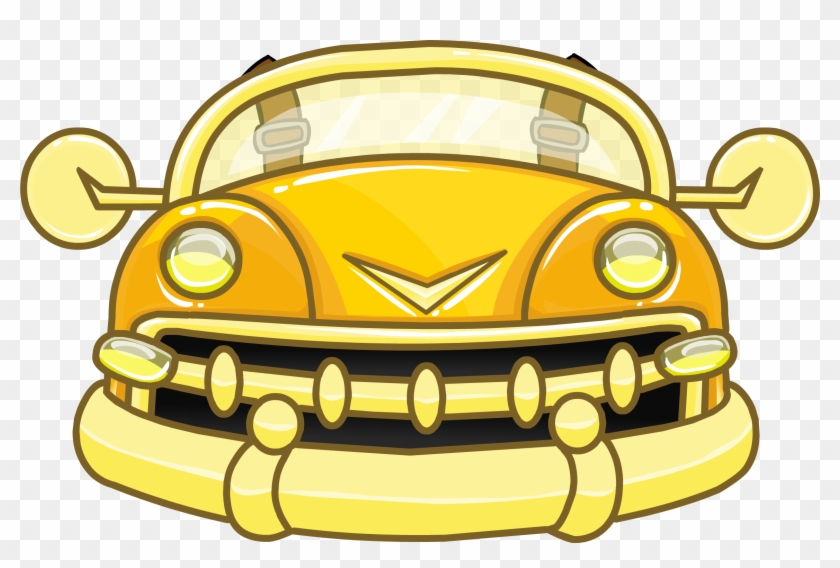 Future Car In Retro Style Png Clipart - Club Penguin Gold Puffle #34693