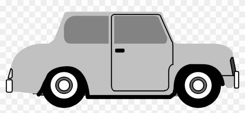 Generic Retro Car Side View Png Clipart - Old Car Cartoon Side View #34765