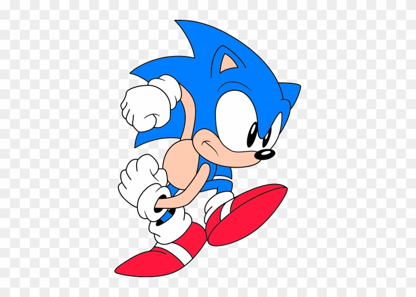 Sonic The Hedgehog Clipart Retro - Classic Sonic Svg #34773
