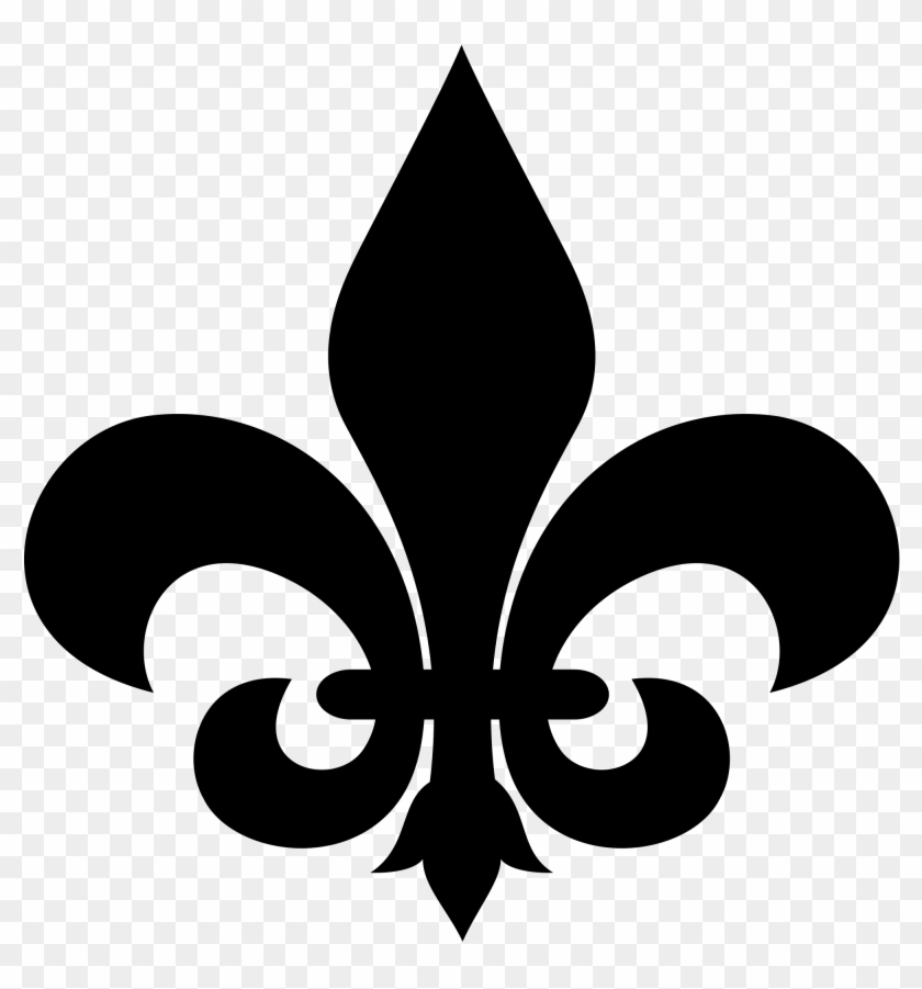 Unique Cub Scout Fleur De Lis Clip Art Medium Size - Fleur De Lis Stencil #34870