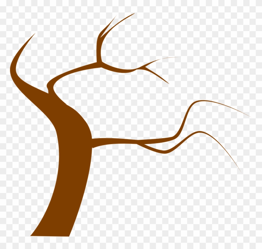 Tree Brown Branch Twig Twisty - Dead Tree Clip Art #34891