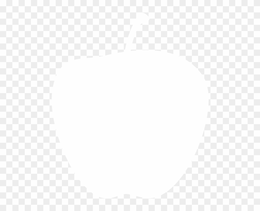 White Apple Clipart #34909