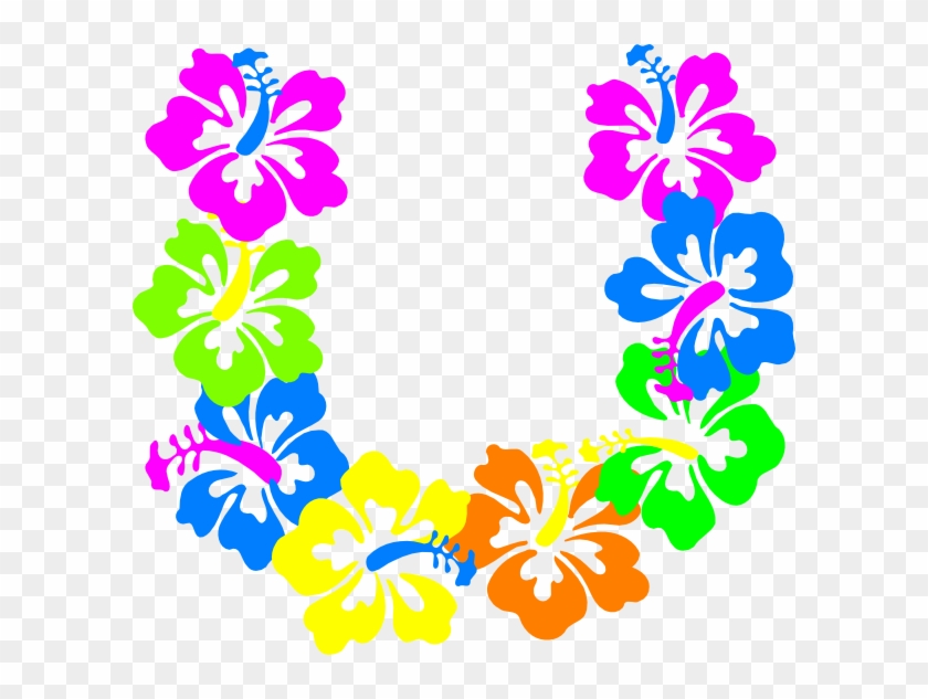 Hawaii Clipart Lei - Flower Lei Clip Art #34924