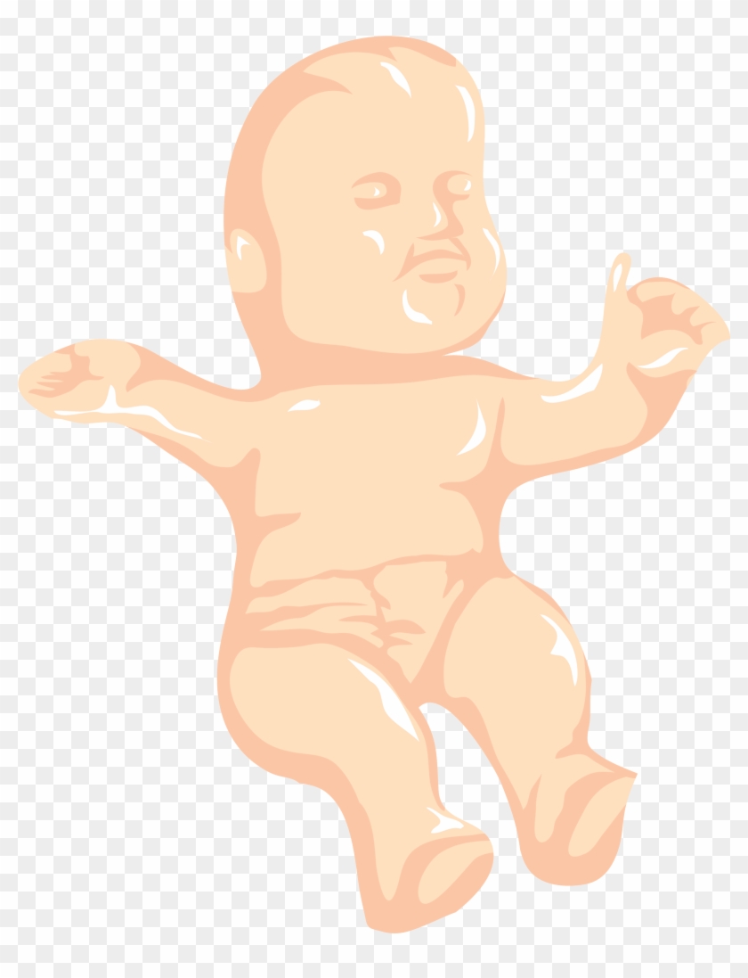 Mardi Gras King Cake Baby - King Cake Baby Clipart #34964