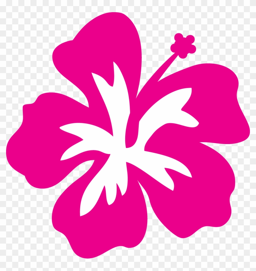 Hawaiian Flower Plumeria Flower Clip Art Clipart Bay - Hibiscus Stencil #34978