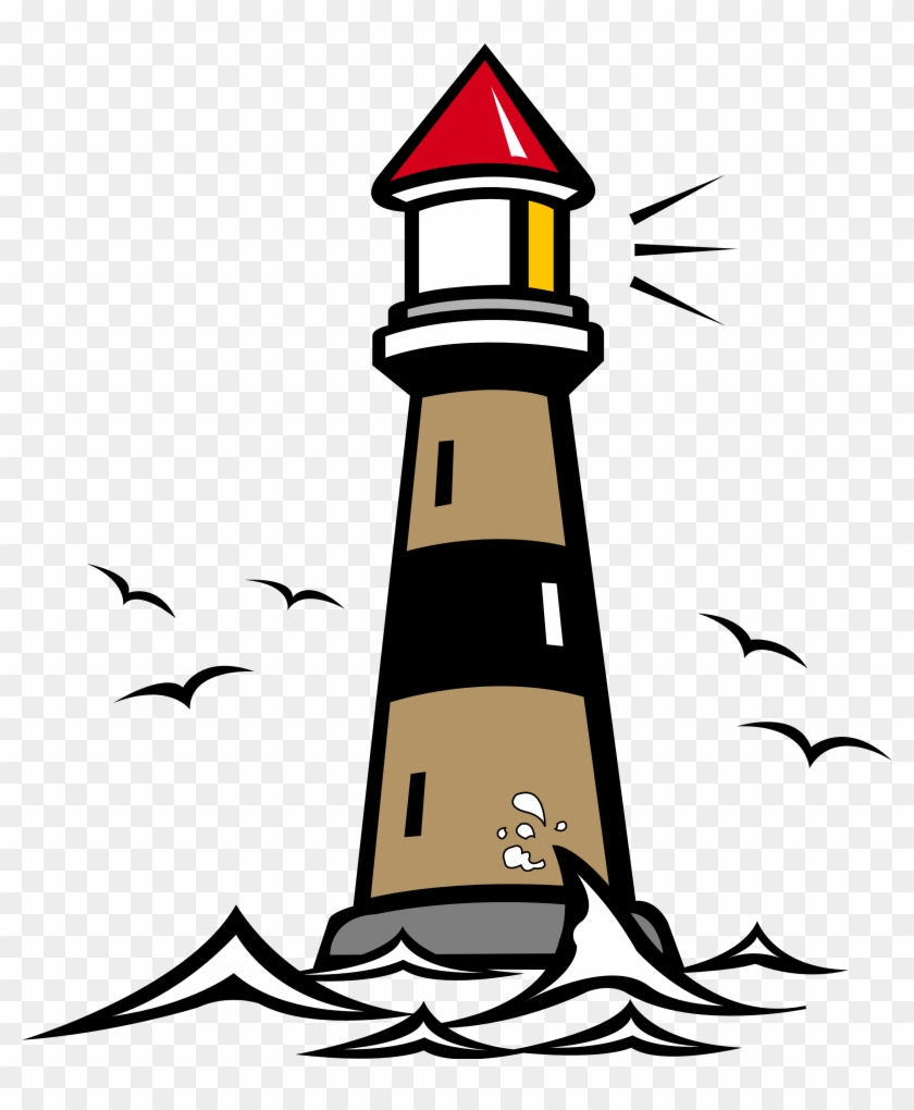Cartoon Clipart Dinner Image Lighthouse Clipart Free - Lighthouse Clipart #34989