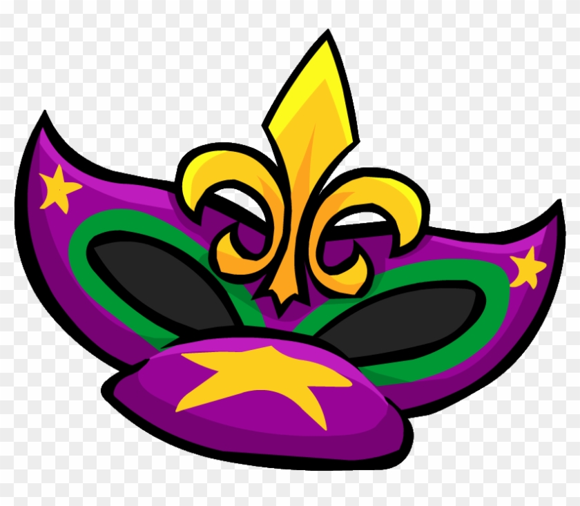 Mardi Gras Mask - Mardi Gras Mask #35015