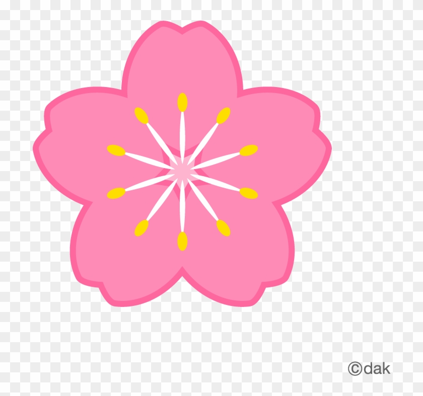 Flower Symbol Of The Cherry Tree｜pictures Of Clipart - Different Shapes Of Sequins #35232