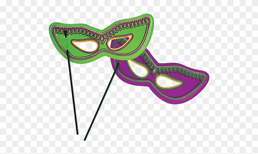 Mardi Gras Ball Schedule - Mardi Gras Mask On Stick #35231