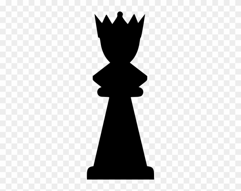 Free Vector Chess Black Queen Clip Art - King Queen Chess Vector #35235