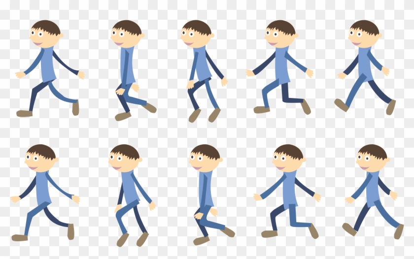 Big Image - Walk Cycle Animation Png #35291