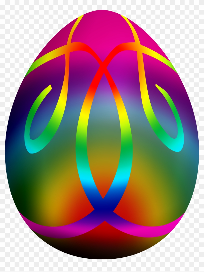 Colorful Easter Egg Png Clip Art - Clip Art #35371