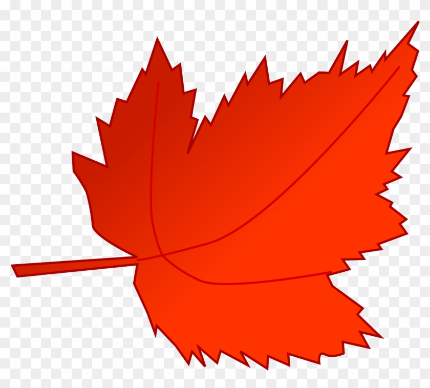 Leaves Clipart Big Leaf - Fall Leaf Clip Art #35398