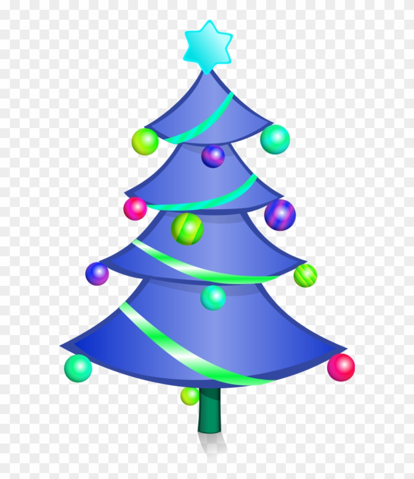 Decorated Christmas Tree Vector Clip Art Fp04ea Clipart - Creative Commons Christmas Tree #35415