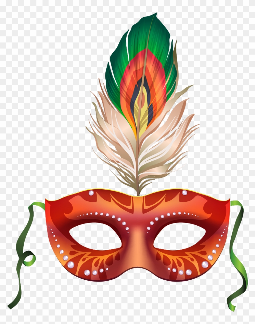 Antifaz Mask Carnaval Carnival Fiesta Party - Folia Vetor #35437
