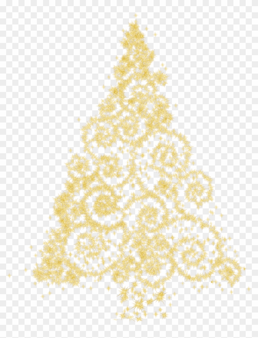 Medium Size Gold Christmas Tree Png Clip Art Best Web - Gold Christmas Tree Clipart #35447