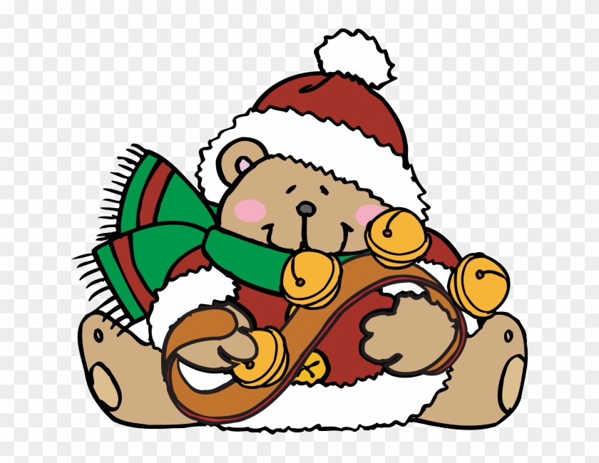 Christmas Clipart Borders Christmas Clipart Free Christmas - Christmas Teddy Bear Clipart #35491
