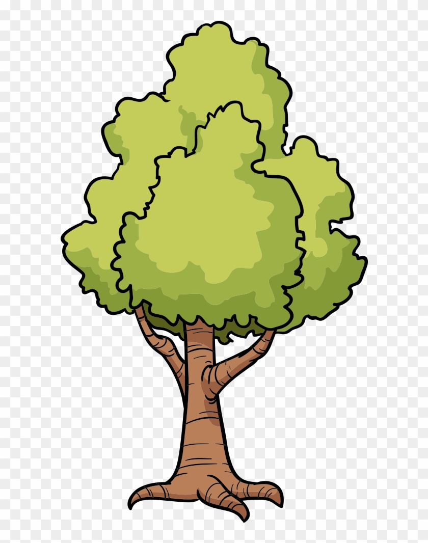 Cartoon Tree Drawing Clip Art - Cartoon Tree Drawing Clip Art #35522