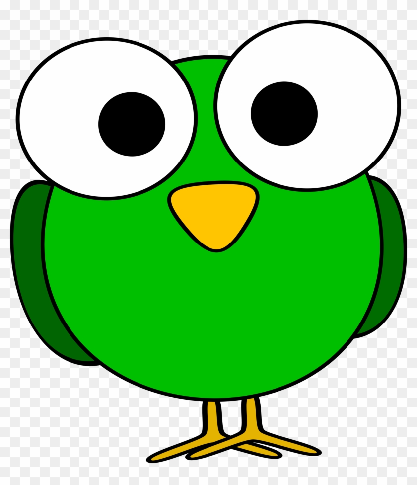 Clip Art Bird Head Clipart Free Download Best On - Cartoon With Big Eyes #35524