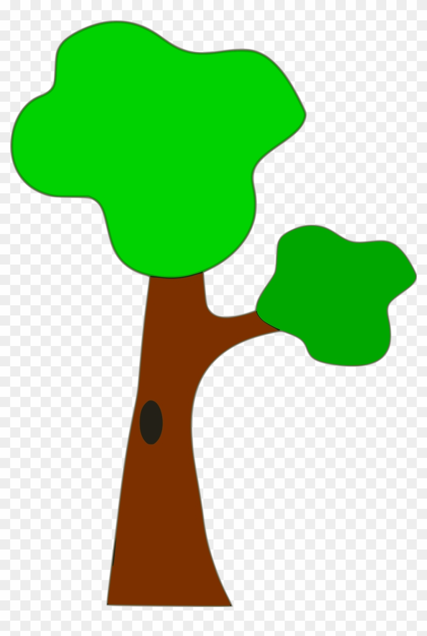 Tree Clip Art Beech - Cartoon Tree With Branch #35599