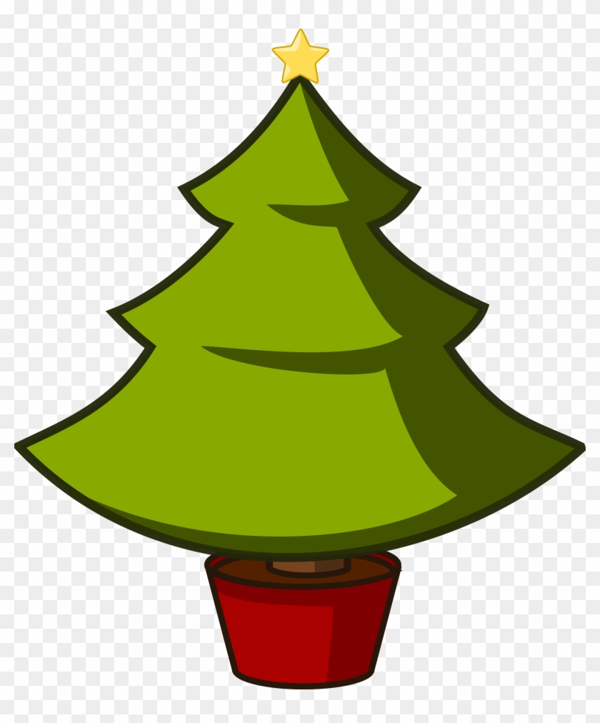 How To Draw A Christmas Tree - Christmas Tree Clip Art #35686