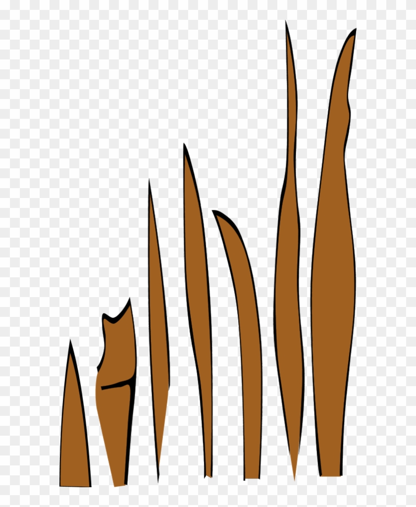 Large Grass Blades And Clumps - Clip Art #35704