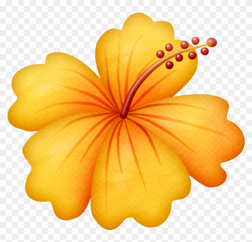 Ladylony Альбом «скрап-наборы / Beach Girls» На Яндекс - Clip Art Hawaiian Flowers #35799