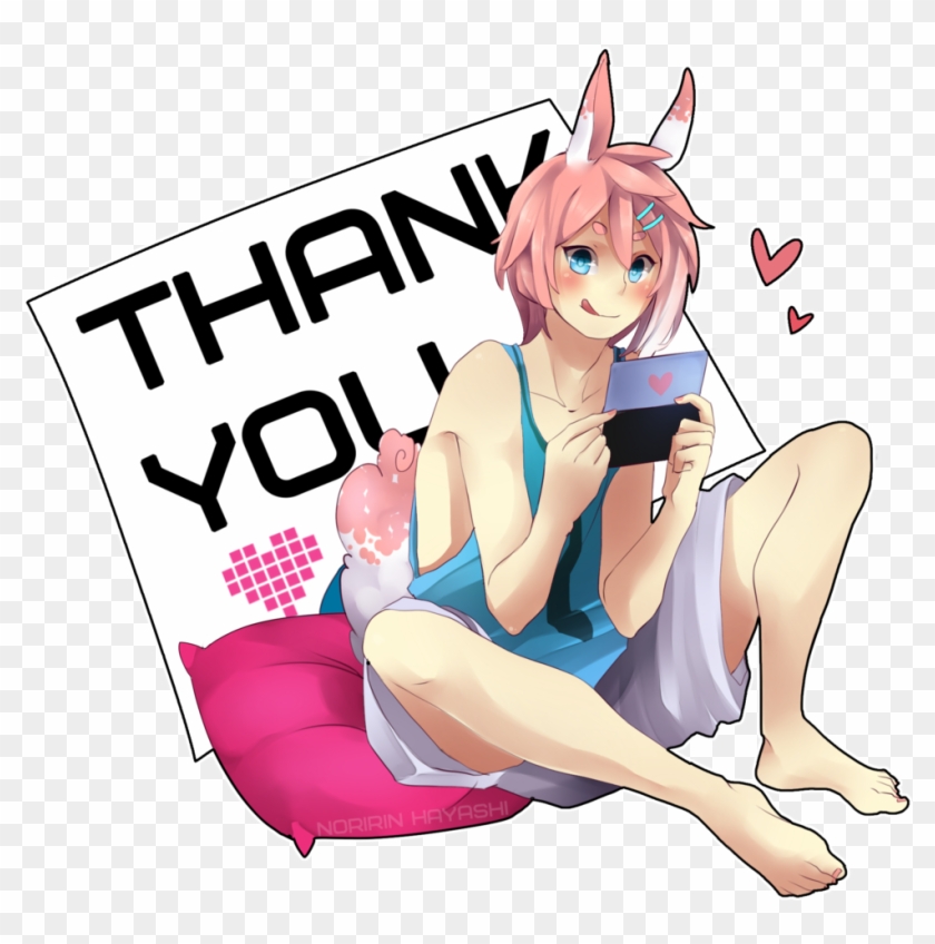 Thank You T V T By Noririn Hayashi On Deviantart - Anime Thank You Png Gif  - Free Transparent PNG Clipart Images Download