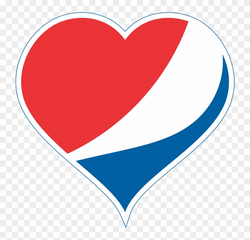 Pepsi Clipart Cartoon - Pepsi Logo Heart #204271