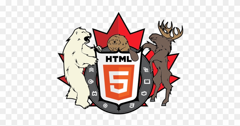 Canadian Html5 Logo - Html 5 #204284
