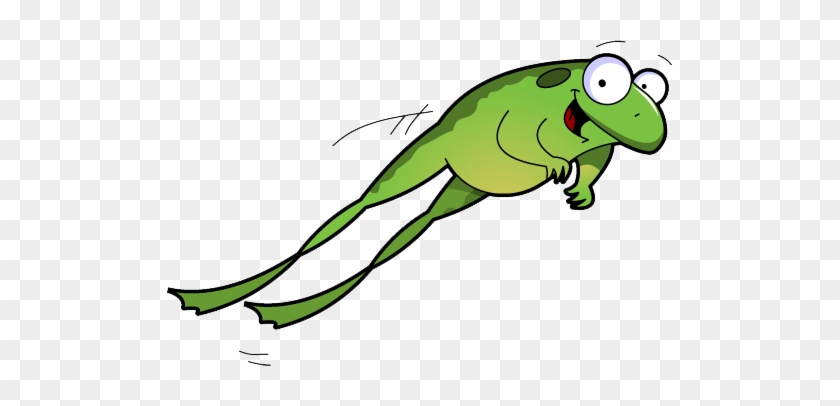 Leapfrog - " - Clip Art Frog Jumping #204391