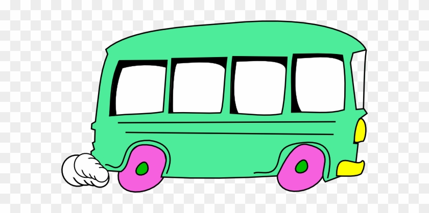 School Bus Clipart - Pink Bus Clip Art #204572