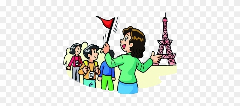 Tour Guide Museum Clip Art - Tourist Guide Clipart #204577