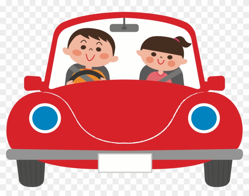 Riding Car Cliparts - Car Ride Clipart #204580