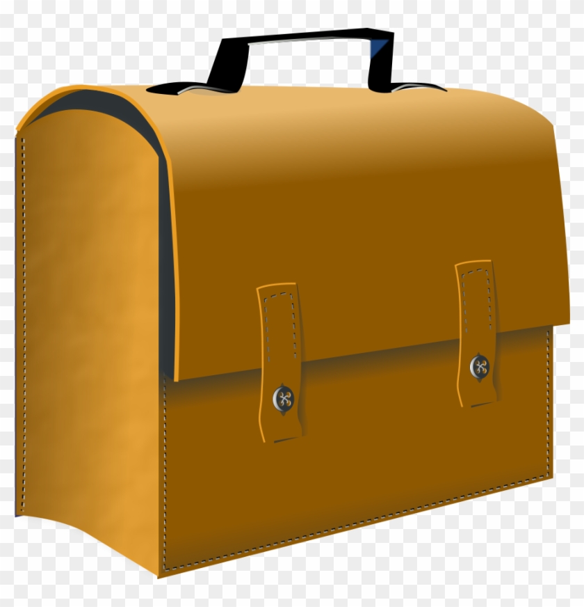 Leather Suitcase Png Images - Business Bag Clip Art #204642
