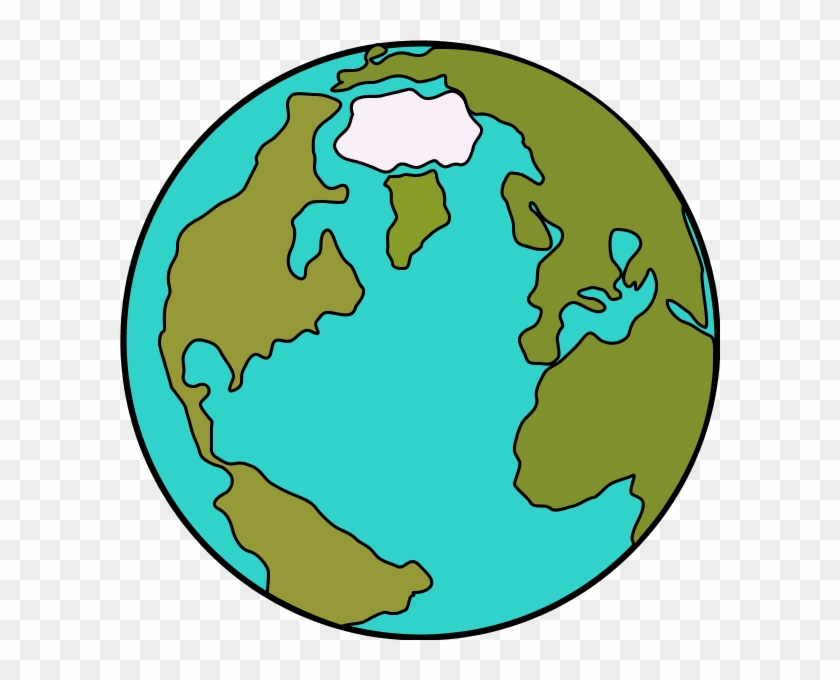 Vector Clip Art - Cartoon Globe #204671