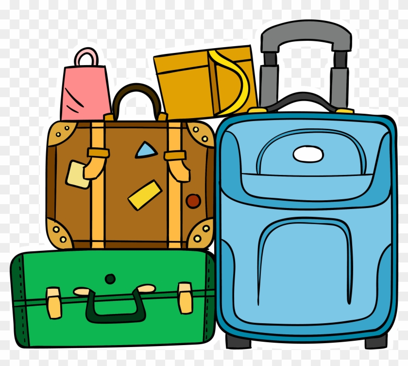 Suitcase Baggage Travel - Luggage Cartoon #204700