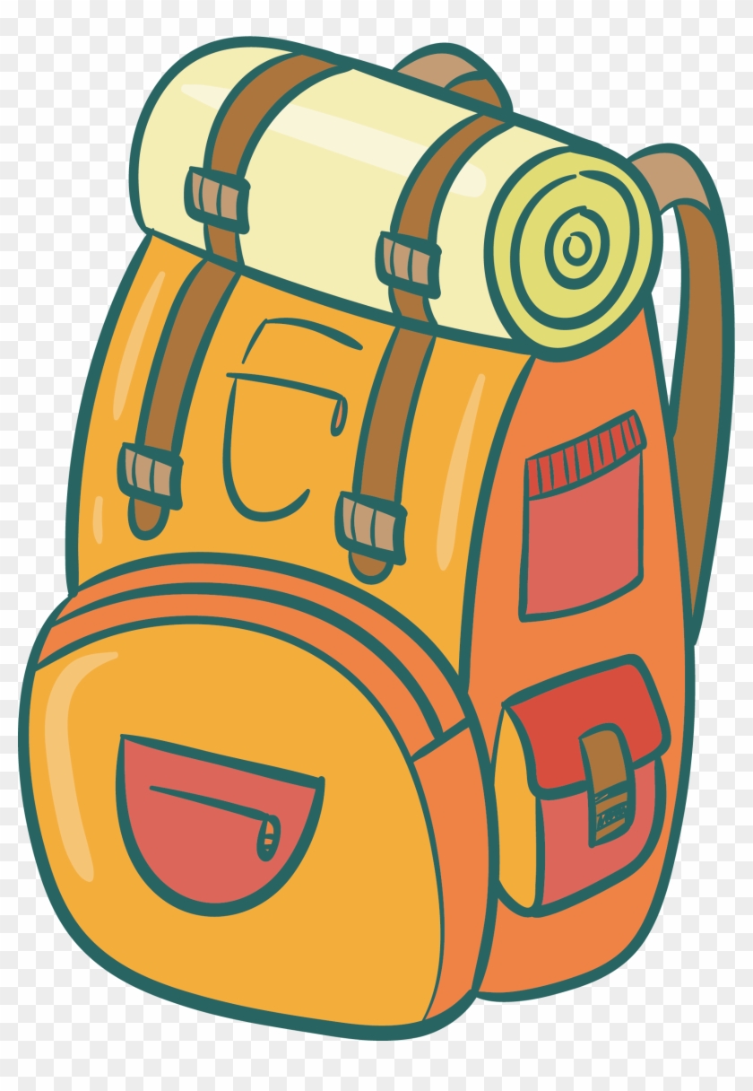 Travel Backpack Bag Clip Art - Backpack #204708