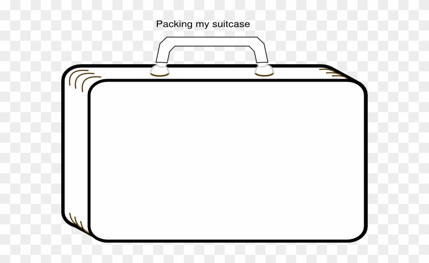 Suitcase Clipart Template - Briefcase #204723