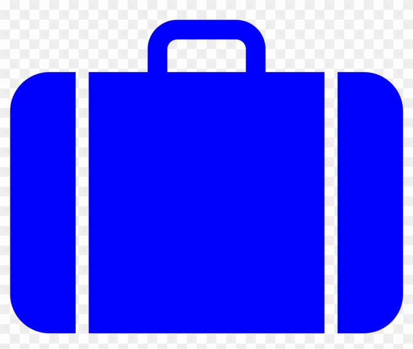 Open - Blue Suitcase Icon Png #204734